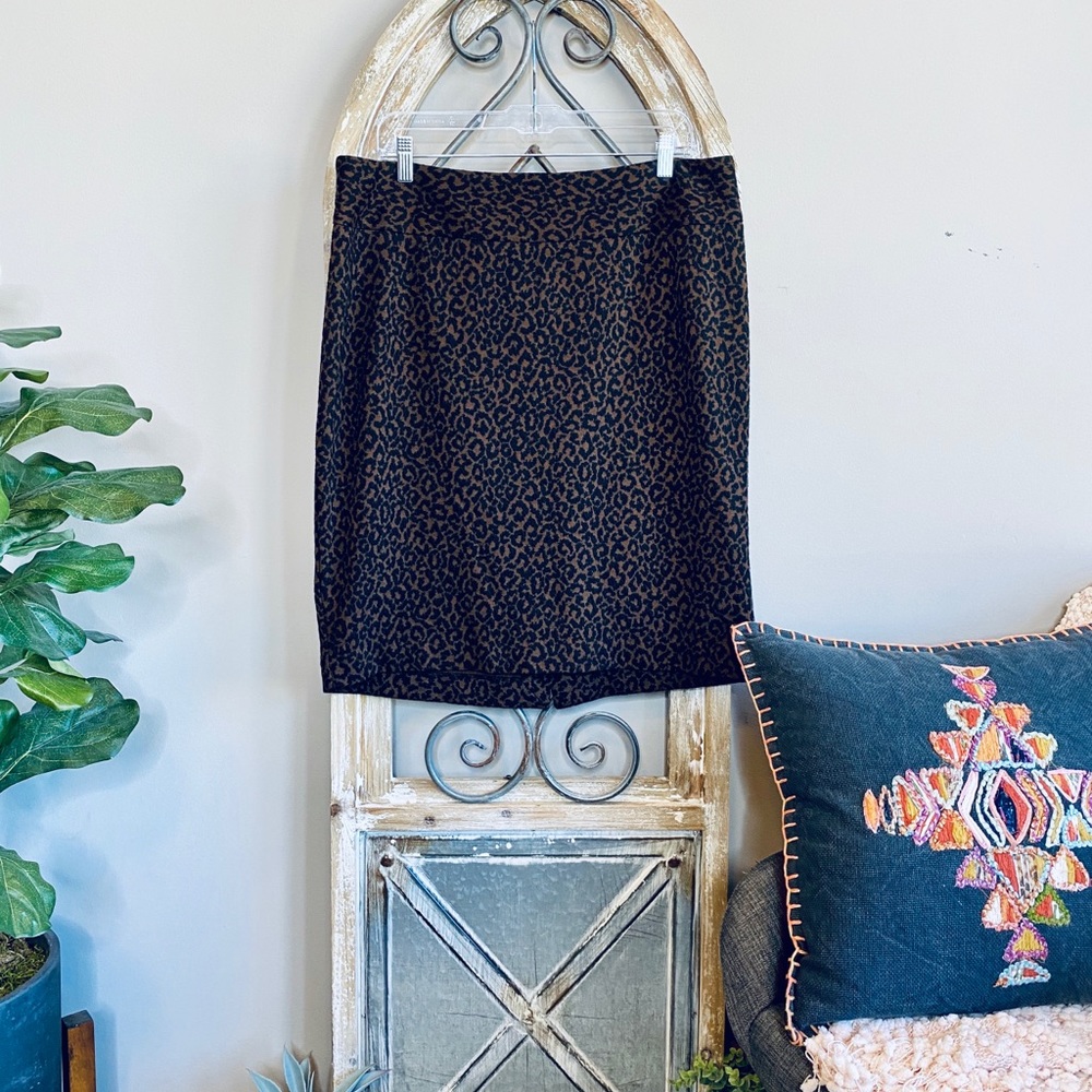 Lane Bryant Cheetah Print Pencil Skirt💋